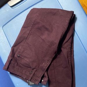 Maroon Jeans